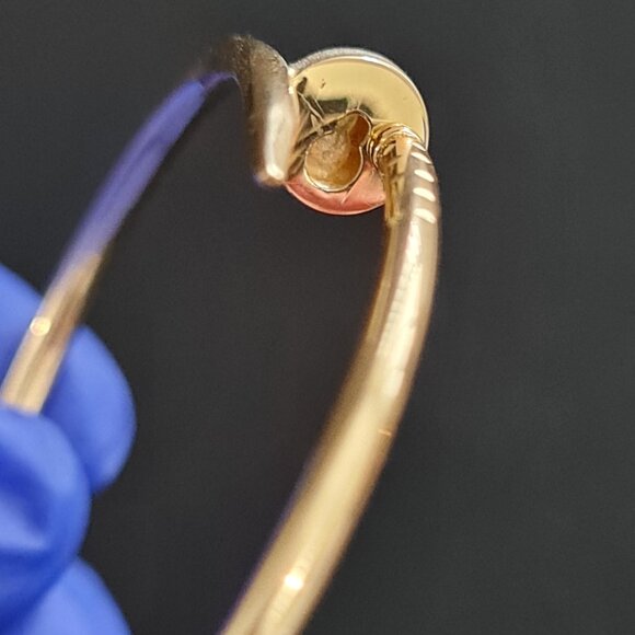 18k gold bangle - Nail cuff bangle - Pics part 1 - Picture 9 of 16